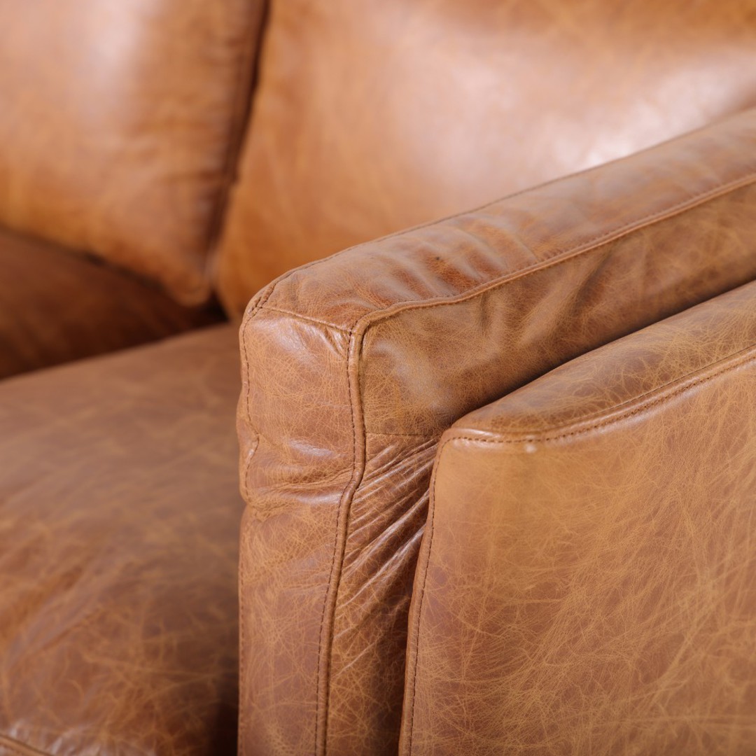 Cambridge 3 Seater Leather Sofa image 5